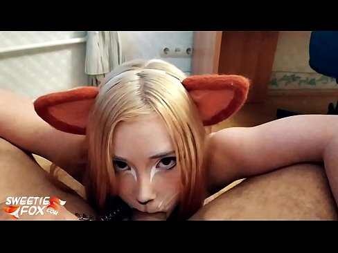 ❤️ Kitsune gleypa pikk og ásamt í munninum ❤ Kynlíf á klám is.verhentai.ru ☑